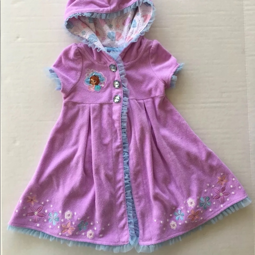 NWT Sofia The First Swimsuit cover up size 2